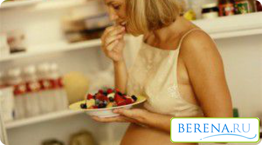 Правильный рацион питания - залог отличного самочувствия беременной